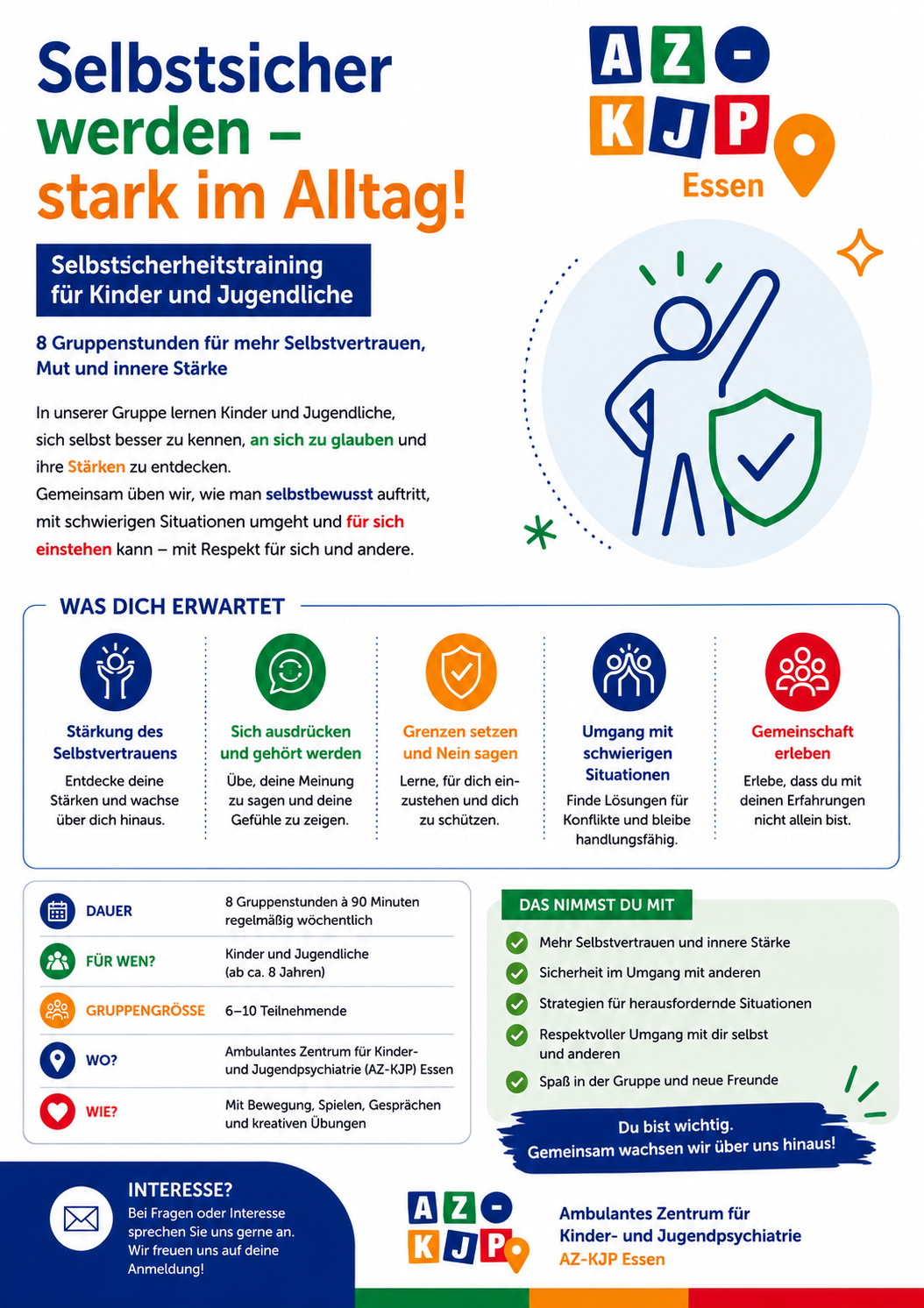 Selbstsicher werden &ndash; stark im Alltag (ab ca. 8 Jahre)